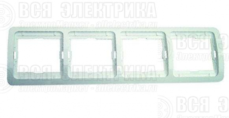 Рамка 4-м Mimoza горизонт. крем Makel 32039
