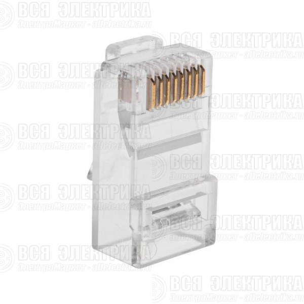Джек компьютерный RJ45 (8P8C) кат.6 со вставкой Rexant 05-1031