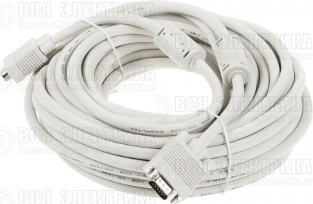 Кабель CABLE15 DB15 (m) DB15 (m) 15м феррит.кольца сер. 675580