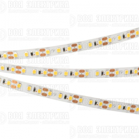 Лента светодиодная RT-A120-8mm 12V Day 4000К 9.6Вт/м IP20 2835 открыт. (уп.5м) Arlight 012341(2)