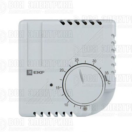 Термостат NO/NC (охлаждение/обогрев) накладной 16А 230В IP20 PROxima EKF thermo-no-nc-wall