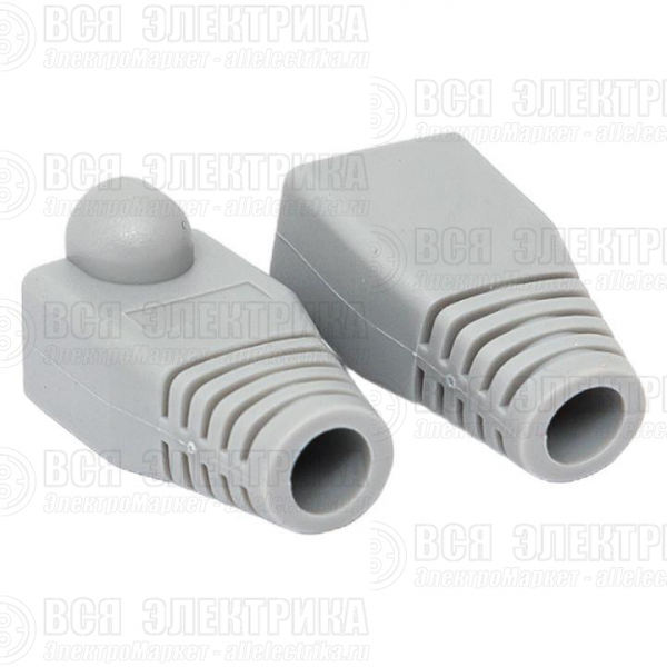 Колпачок изолирующий TERACOM для коннекторов RJ-45 PVC серый (уп.10шт) EKF TRC-BT-RJ45-PVC-10