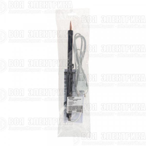 Паяльник ПП (ЭПСН) 65Вт 220В пластик. ручка Rexant 12-0265-1