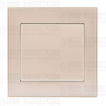 Выключатель 1-кл. СП Rain IP20 крем. LEZARD 703-0303-100