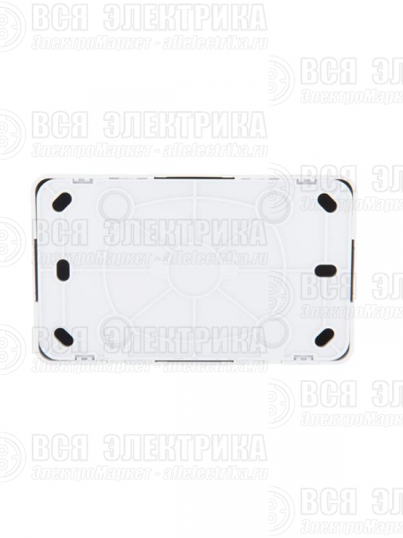 Розетка 2-м ОП Viola 16А IP20 без заземл. бел. LEZARD 751-0200-128