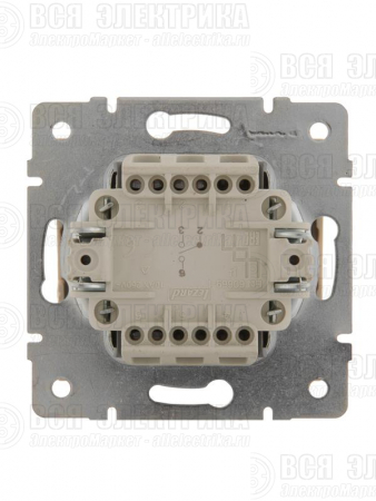 Переключатель проходной 1-кл. СП Rain IP20 механизм крем. LEZARD 703-0388-105