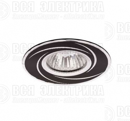 Светильник Stella 51 2 02 литой MR16 черн. ИТАЛМАК IT8505