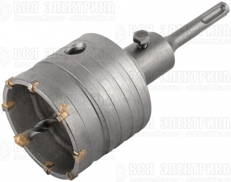 Коронка кольцевая по бетону хвостовик 110мм в сборе 68мм FIT 33445