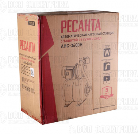 Станция автономная насосная АНС-3600Н Ресанта 77/1/2