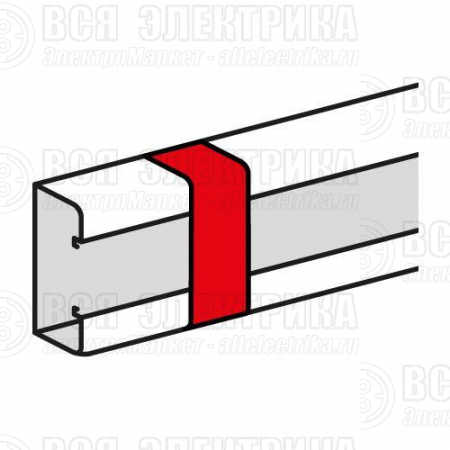 Накладка профиля 160х50мм METRA Leg 638096
