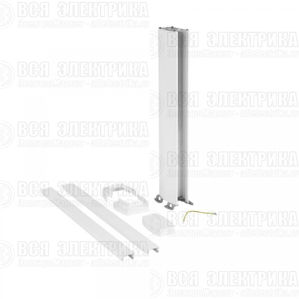 Колонна-мини Snap-On 2 секции 0.68м с пластик. крышкой пластик. бел. Leg 653023