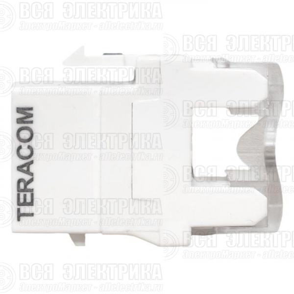 Модуль Keystone RJ45 кат.6 неэкранир. 110 IDC 180град. бел. TERACOM PRO EKF TRP-KSTN-180D-6UTP-WH