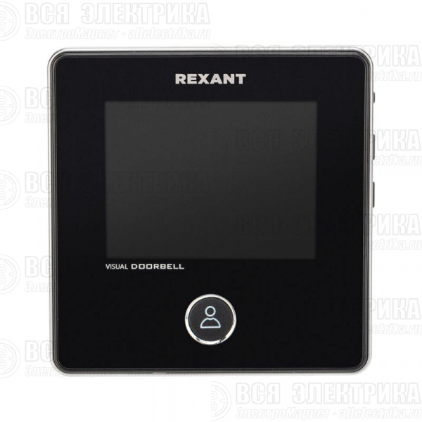 Видеоглазок дверной DV-113 с цветным LCD-дисплеем 2.8дюйм с функцией звонка и записи фото встр. аккум. Rexant 45-1113