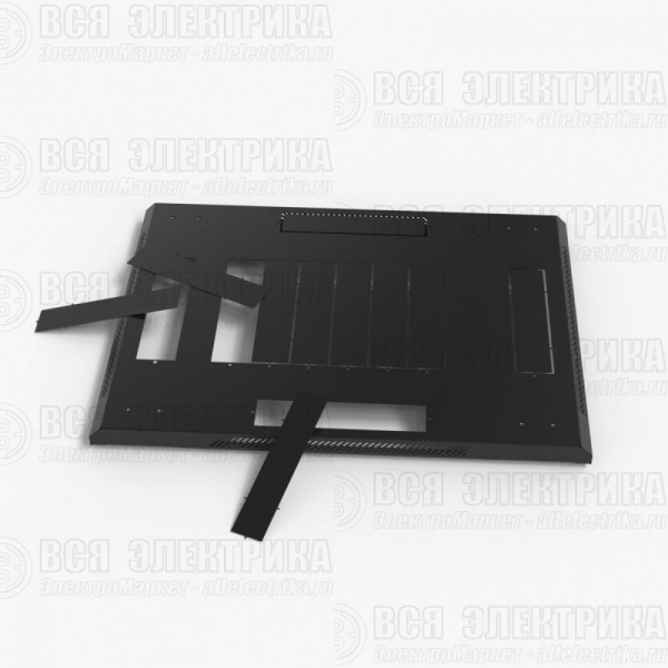 Шкаф напольный TTB-4268-AS 19дюйм 42U 2055х600х800мм перед. стекл. дверь со стальн. перф. боковинами задн. дверь сплошная ручка с замком крыша нового типа черн. (RAL 9004) Hyperline 392682