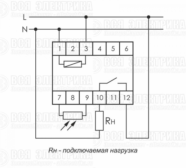 Фотореле AZ-112 (выносной герметичный фотодатчик монтаж на DIN-рейке 1 модуль 230В 16А) F&F EA01.001.013