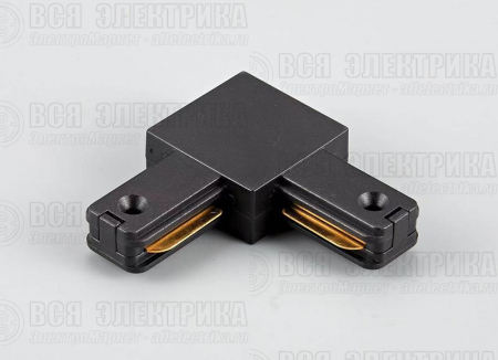 Коннектор L-образный PTR P CL-BL черн. (пластик) Pro JazzWay 5052116