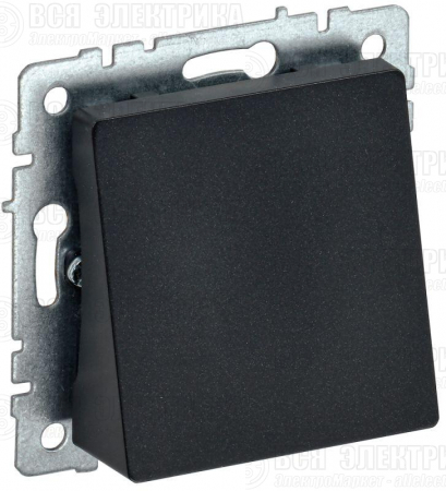 Вывод кабеля BRITE МВ10-БрЧ механизм черн. IEK BR-VK10-0-K02