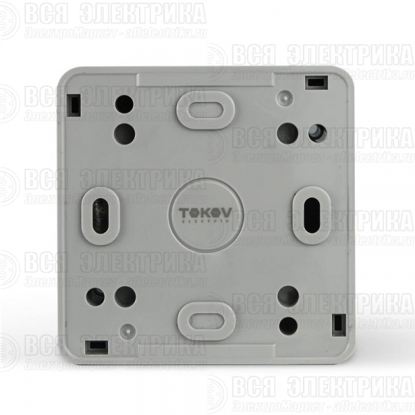 Кнопка звонка ОП Nix 10А IP54 250В сер. TOKOV ELECTRIC TKE-NX-DB-C06-IP54