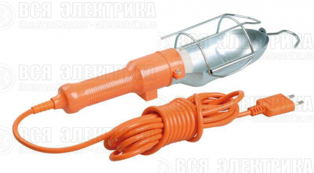 Светильник переносной УП-1P пл. вил. с выкл. 2Р 10м IEK WSP20-10-K09