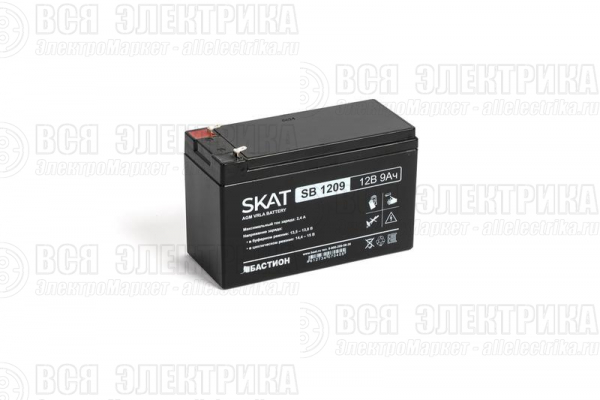Аккумулятор свинцово-кислотный SKAT SB 1209 Бастион 2540