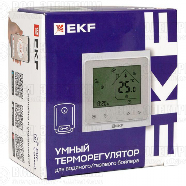 Терморегулятор для водяного/газового бойлера Умный Connect EKF ett-5