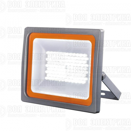 Прожектор светодиодный PFL-SC 10Вт 6500К IP65 190-260В ДО закален. матов. стекло JazzWay 5004863