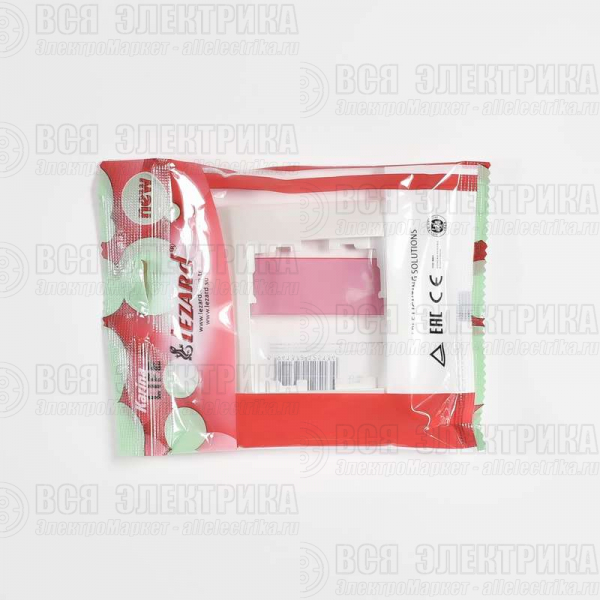 Рамка 1-м Karina Life горизонт. жемчуж./бел. перламутр LEZARD 708-3000-146