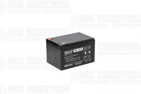 Аккумулятор 12В 12А.ч макс. ток заряда 3.6А SKAT SB 1212 Бастион 2535